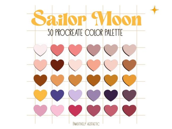 Download Sailor Moon Procreate Color Palette - Premium Resources