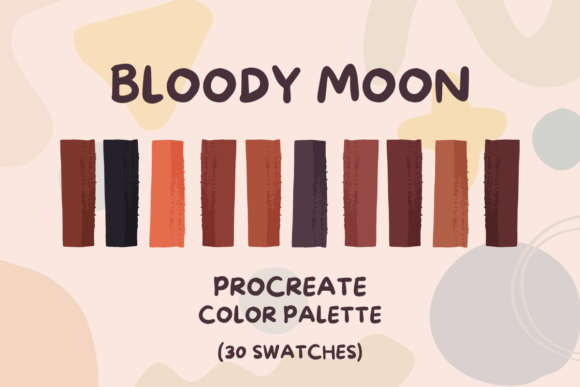Download Bloody Moon Procreate Color Palette - Premium Resources