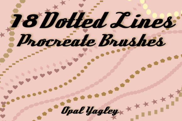 Download 18 Dotted Line Procreate Brushes - Procreate brushes Collection