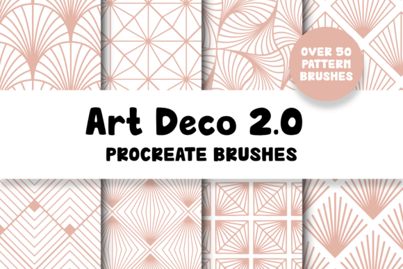 Download Art Deco Patterns 2.0 Procreate Brushes - Procreate brushes Collection